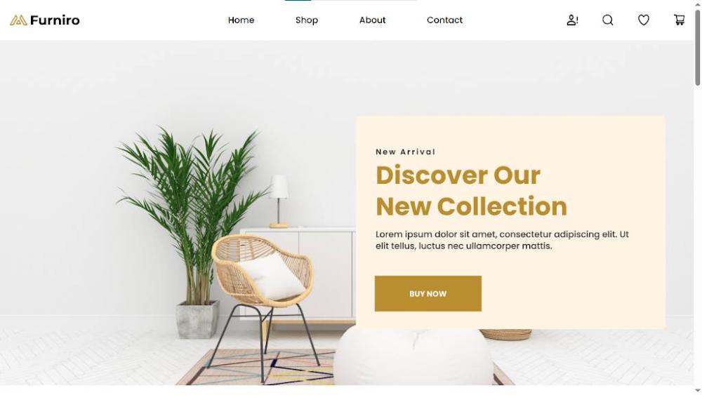 Furniro Furniture Website