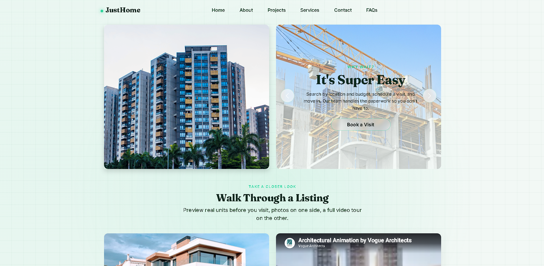 JustHome Real Estate Property Showcase